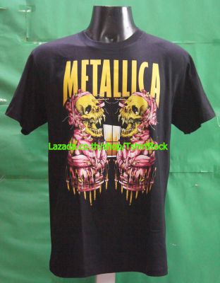 เสื้อวง METALLICA เมทัลลิกา ไซส์ยุโรป เสื้อยืดวงดนตรีร็อค เสื้อร็อค  MET747 ผ้า100 คอฟิต