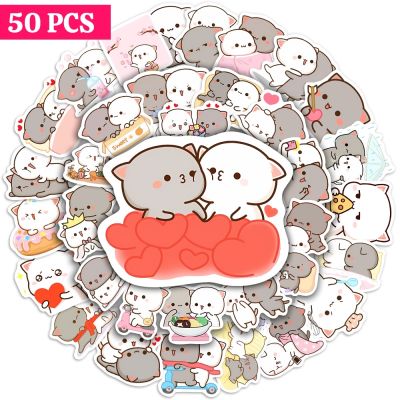 Cartoon Cute Funny Cat Stickers Waterproof Funny Cats Decals for Water Bottle Laptop Skateboard Scrapbook Luggage Kids Toys  Scrapbooking