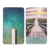 Sea Tarot 48PCS Spirit Fate Divination Tarot Cards English Family Board Game Mysterious Beginners Entertainment Oracle amiable