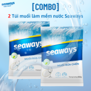 Combo 2 túi muối rửa chén bát Seaways dành cho mọi máy rửa chén túi 500gr