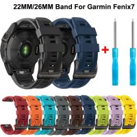 ☜∏☂ Silicone Quick Release Watchband Strap For Garmin Fenix 7X 7 6 6X Pro 5 5X Plus 3 HR Watch Easyfit Wrist Band Bracelet 26MM 22MM