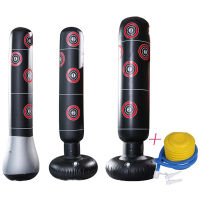 Punching Bag Inflatable Boxing Bag Training Pressure Relief Exercise Water Base Standing Sandbag Sack Building Equipment