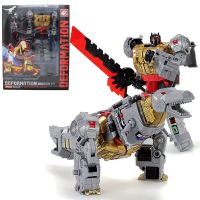 BPF 05 Grimlock การเปลี่ยนแปลง Dinoking Volcanicus Tyrannosaurus Rex Tyrone Cable Dinobots 5IN 1ตุ๊กตาขยับแขนขาได้หุ่นยนต์ของเล่น