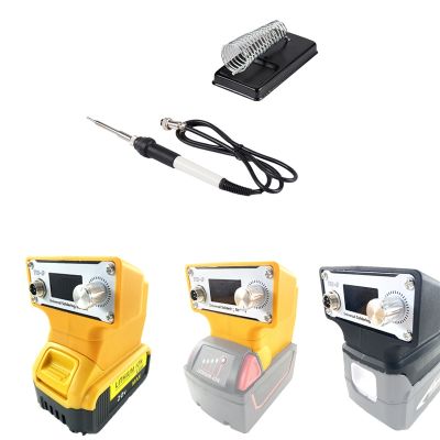 For Makita/Dewalt/Milwaukee 18V 20V Lithium Battery Wireless Outdoor Portable DIY T12 Welding Station Soldering Iron Station