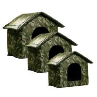 Cat House Puppy Shelter Outdoor Waterproof Pet Cave Insulated Collapsible Pet Tent Bed for Cats Small Dogs Outdoor Cats Sleeping House high quality