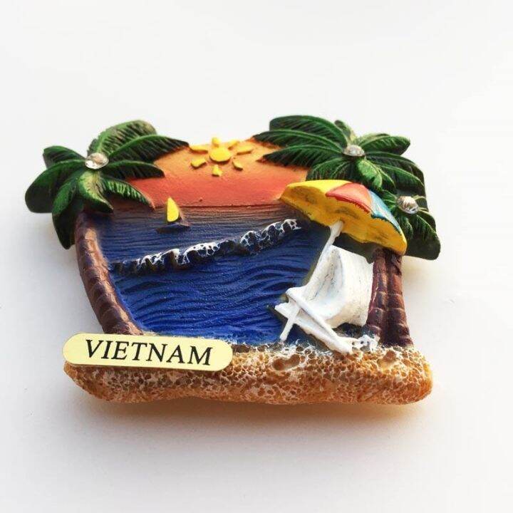 vietnam-nha-trang-da-nang-ocean-wind-human-landscape-travel-commemorative-handicraft-magnet-refrigerator-sticker-collection-companion-souvenir-refrigerator-sticker