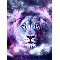 LZAIQIZG Diamond Painting Lion Full Square Diamond Embroidery Animal 5D Diy Mosaic Rhinestone Decor Home Handmade Art Craft