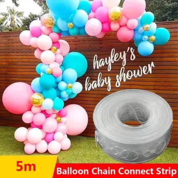 5M Balloon Arch Decorating Strip Connect Chain Glue Dot DIY Tape for  Balloons