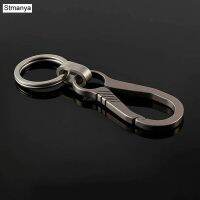 New Top Titanium Alloy Key Chain Mini Opener Backpack Buckle Elastic Press Car Key Ring Best Gift Keychain Jewelry K3136