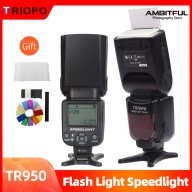 Triopo Đèn Flash TR-950 Đèn Tốc Độ Đèn Chớp Thông Dụng Cho Máy Ảnh Fujifilm Olympus Nikon Canon 650D 550D 450D 1100D 60D 7D 5D thumbnail
