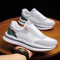 Mens Golf Shoe Breathable Mesh Breathable Sports Shoe Mens Comfortable Sports Shoe White Training Jogging Shoe