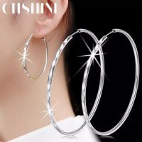 【YP】 925 Luxury 5CM big circle hoop earrings for women Charms designer party wedding Jewelry gifts