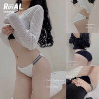 ROYAL UNDERWEAR กางเกงในสตรีเซ็กซี่ นุ่มใส่สบาย ผ้าฝ้าย ระบายอากาศได้ดี เรียบง่าย กางเกงในแฟชั่น BBI25