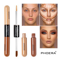 Erya Shop PHOER 5สีปรับสีผิวให้สว่างคอนซีลเลอร์หน้าคู่น้ำมันลองรองพื้นแบบของเหลวควบคุม