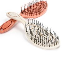 【CC】 Hair Large Curved Hollow Comb Massage Circular Modeling Anti-static Hairdressing