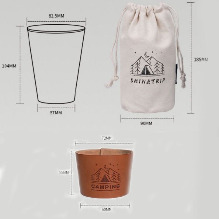 camping-mug-แก้วสเตนเลส-350-ml-ช่วยรักษาอุณหภูมิ-ร้อนเย็น-1ชุด-4-ใบ