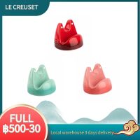 Le Creuset หม้อฝาครอบชั้นวางครัวชั้นวางหม้อเซรามิกฟรีหม้อเคลือบเคลือบฝาครอบชั้นวางเคาน์เตอร์ด้านบน