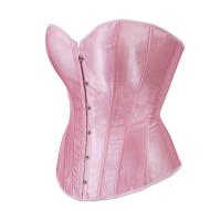 Smartconn ผู้หญิง Bustier Corset เซ็กซี่ซาตินเอว Cincher Shapewear TOP Push Up Shapewear