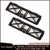 ตัวกรอง HEPA ชิ้นส่วนเครื่องดูดฝุ่นหุ่นยนต์สำหรับ Neato Botvac D Series D3 D4 D5 D6 D7 D70 D75 D80 D85 70E เครื่องบดกาแฟสีดำ