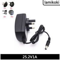 ❐◘❅ British 25.2V 1A Power Supply British Standard 25.1V1A Charging British Regulation 25.2V 1000MA Charger Change Light