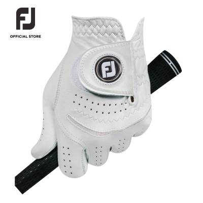 FootJoy FJ ContourFLX Golf Glove with Ballmarker Mens White
