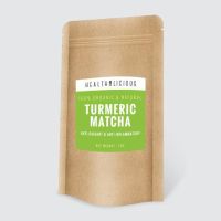 ชาเขียว มัทฉะ ออร์แกนิค คีโต ขนาด 75 กรัม Organic Matcha Turmeric Tea - Gluten-Free &amp; Vegan (75g) ผงมัทฉะออแกนิกส์ จากประเทศญี่ปุ่น