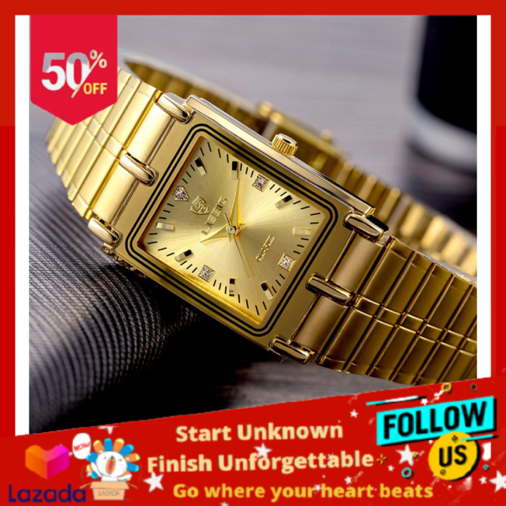 Golden Bear Best Quartz Watch Stainless Steel Couple Watch 30m Waterproof Exquisite High End Men 8783