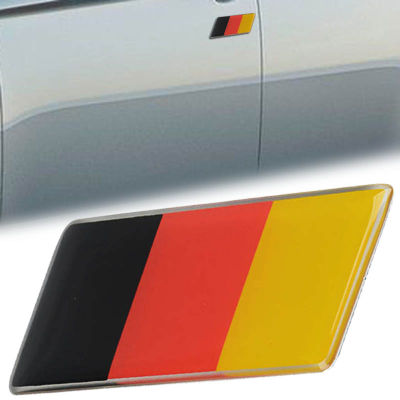 BOKALI 1 ชิ้นอลูมิเนียมอีพ็อกซี่เยอรมันโลโก้รถร่างกายด้านข้างสัญลักษณ์ตรารูปลอกสติ๊กเกอร์