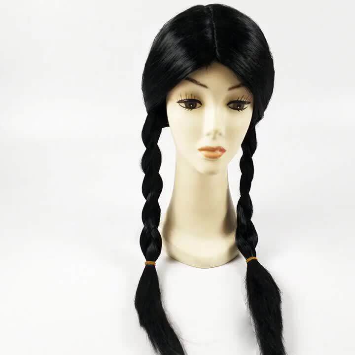 🌟 Black Medium Twist id Daughter COS Wig Indian Black Twist Double id