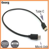 GEORG แป้นพิมพ์ สมาร์ทโฟน โทรศัพท์มือถือ สายข้อมูล อะแดปเตอร์ USB Type-C สาย OTG สายชาร์จ