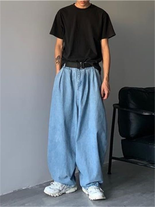 wide-leg-cargo-pants-2022-streetwear-baggy-jeans-new-spring-autumn-men-korean-fashion-loose-straight-male-brand-clothing-black