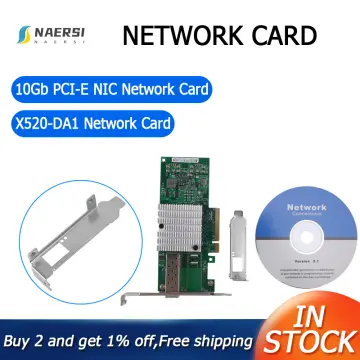 10Gtek 10Gb PCI-E NIC Network Card, Single SFP+ Port, with Intel 82599EN  Controller, Ethernet LAN Adapter Support Windows Server/Linux/VMware,  Compare