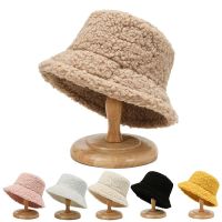 【CW】 2021 Women 39;s Hat Color Men Fishing Hats Lamb Wool Outdoor Warm Panama Cap