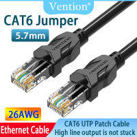 Vention สายเคเบิลอีเทอร์เน็ต Cat6แบนสาย Lan UTP Rj45 Cat6เครือข่ายสายเคเบิลเสริมอินเทอร์เน็ตความเร็วสูงรอบสายเคเบิลต่อโทรศัพท์2M 5M 10M 15M 20M 30M สำหรับ PS คอมพิวเตอร์ส่วนบุคคลเราเตอร์โมเด็ม Cat 6สายเคเบิล