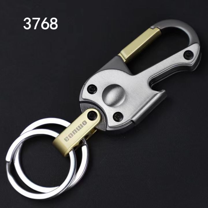 พวงกุญแจomuda-พวงกุญแจสแตนเลส-พร้อมที่เปิดขวด-ที่ห้อยกุญแจ-พวงกุญแจรถ