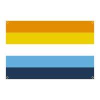 Aroace Flag 3x5Ft Poly Rainbow Inclusive Flag Replacement Parts