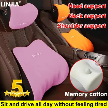 Memory Cotton Neck Pillow Car Seat Pillow Support Auto Lumbar