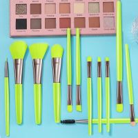 Maange 12 Pcs Foundation Powder Makeup Brushes Set for Eyeshadow Blush Countour Professional Beauty Tool for Female Picture Hangers Hooks