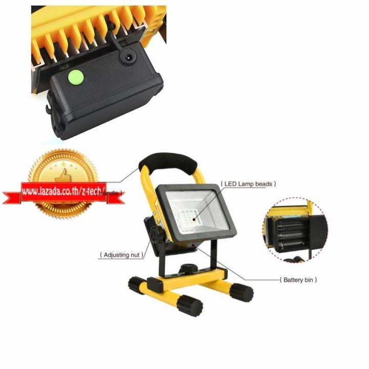 outdoor-flood-light-spotlight-30w-ไฟฉุกเฉิน-กันน้ำได้-3โหมด