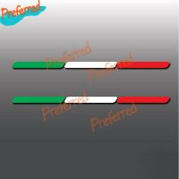 2x Italy Italian Flag Stripe Euro Car Window Bumper Dash Vinyl Decal Stickers Bumper Stickers Decals Magnets