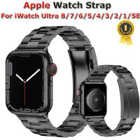 สายนาฬิกาโลหะสำหรับนาฬิกา Apple อัลตร้า8 7 SE 6 5 4 3 2 1วงดนตรีสำหรับ IWatch ดำน้ำโลหะสแตนเลส49มม. 45มม. 44มม. 40มม. 41มม. 42มม. 38มม.