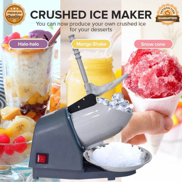 Ice Maker Machine Portable Ice Crusher for Halo Halo Machine Stainless