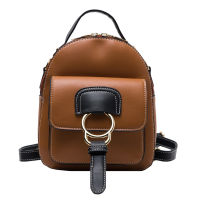 New Womens Small Backpacks Fashion PU Leather Backpack Trend Shoulders Bag Korean Version College Wind Girl Youth Backpack