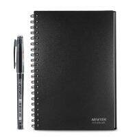 A6 Reusable Erasable Notebook black notebook Microwave Wave Cloud Erase Notepad Note Pad Lined With Pen save paper