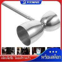 RUDMALL Alcohol Handle Double-ended Measuring Cup Drink Jigger Stainless Steel Tool Bar Metal