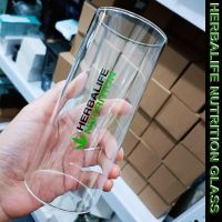 ❁ 400ML High Temperature Resistant Herbalife Nutrition Tea Glass Cup High Borosilicate Simple Transparent Milk Coffee Water Cup