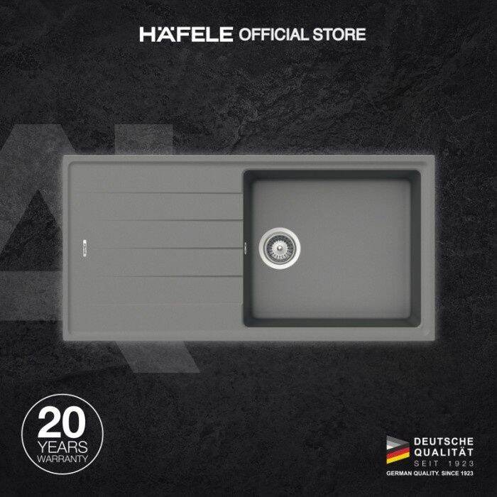 Hafele Granite Sink Antonius HS20GEN1S60 Washtafel Granit Grey