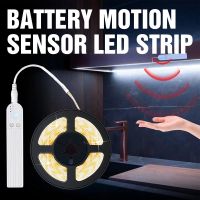 ◘✠◄ 5M PIR Led Motion Sensor LED Strip Lamp 5V Led Under Cabinet Lamp Tape Ribbon Diode Light Battery Powered TV Backlight Lighting