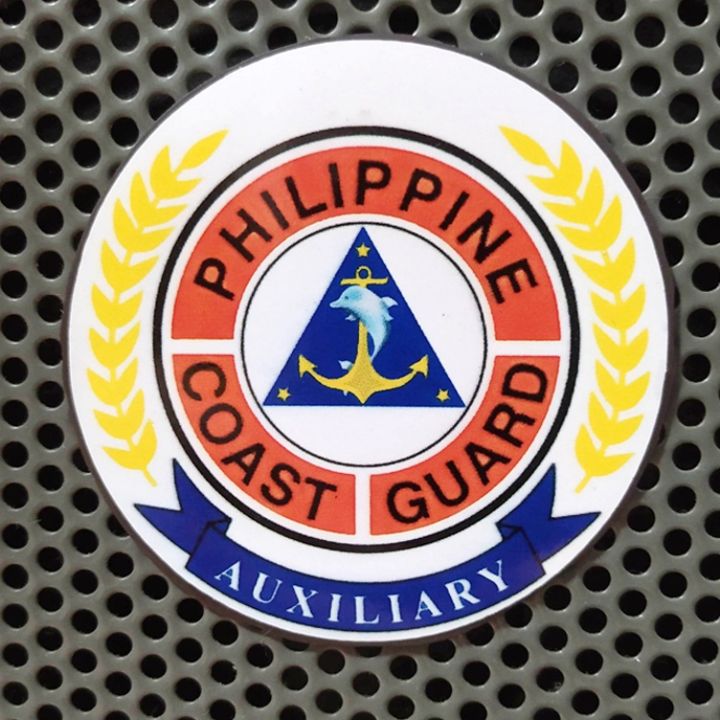 ♘Philippine Coast Guard CoastGuard Auxiliary Magnet Sticker Decal Car ...