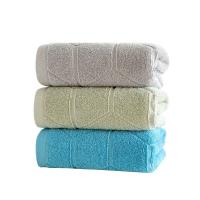 34x75cm 100% Cotton Plain Rhombus Washcloth Home Hotel Solid Color Soft Absorbent Bathroom Men Hand Towel